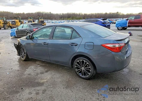 2015 Toyota Corolla L z USA, uszkodzony, nr VIN 2T1BURHEXFC348520